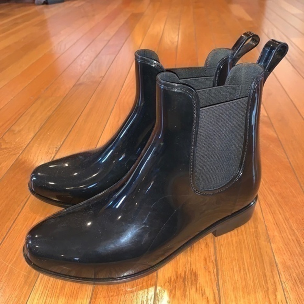 A new day Black Patent Ankle Casual Dress Boots Women’s size 7